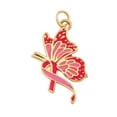 thumbnail image 1 of JJKBVCLO Breast Cancer Awareness Ribbon Hanging Ornament Ribbon Inspirational For Women Support, 1 of 5