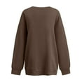 thumbnail image 5 of EGNMCR Sweat-Shirts à Capuche pour Femmes, Sweat-Shirts pour Femmes, Mode Halloween pour Femmes Imprimé Manches Amples Blouse Col Rond Pull Décontracté Chandail Women Blouse, 5 of 5