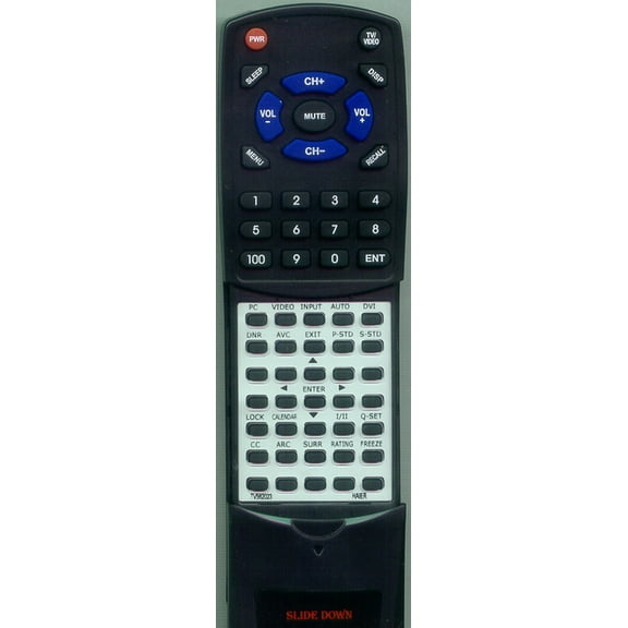 Replacement Remote for HAIER TV-5620-23, TV562023, RTTV562023, VC532237, 42EP14S, HLH32BB, 42EP24S