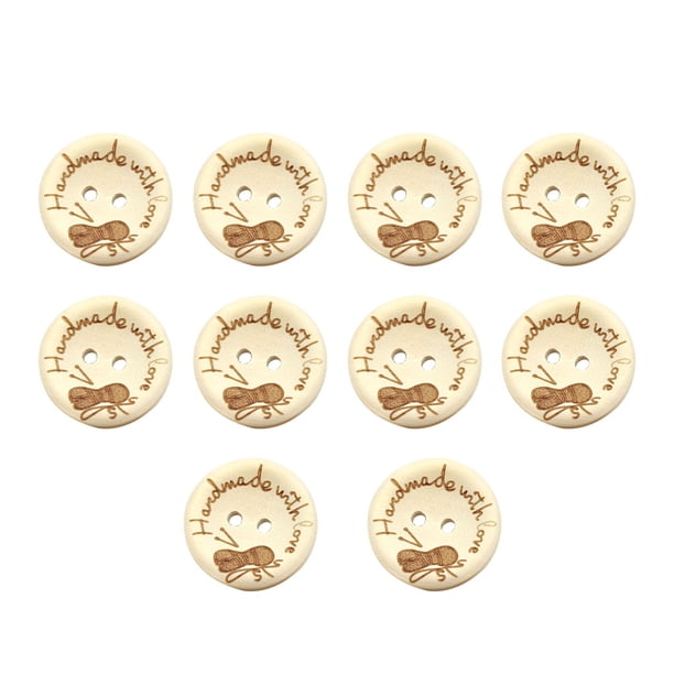 Minnieouse 100 piezas botones de abeja amor 2 agujeros sujetadores para álbumes de recortes manualidades DIY botón de costura accesorios de ropa de Accesorios de disfraces 25mm/abeja Minnieouse AP010969-03
