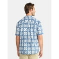thumbnail image 3 of George Men's and Big Men's Holiday Camp Shirt, Sizes S-3XL, 3 of 5