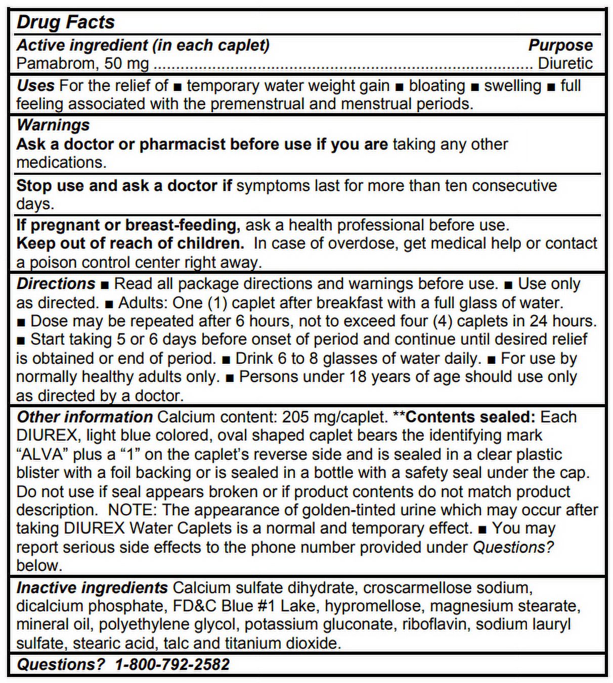 Diurex Max Water Pills - Maximum Strength Caffeine Free Diuretic - Relieve Water Bloat, 40 Count