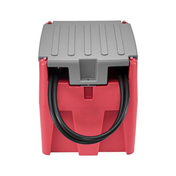 Portable Diesel Fuel Tank 58 Gal - 12V 10 GPM Transfer Pump - Gasoline Storage Tank for Trucks, RVs, Tractors - Heavy Duty Fuel Caddy