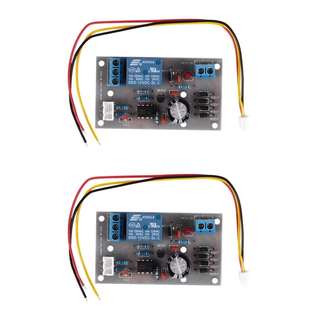 2X DC 12V Módulo del Sensor del Controlador de Nivel de LíQuido