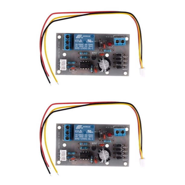 2X DC 12V Módulo del Sensor del Controlador de Nivel de LíQuido