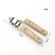 thumbnail image 4 of Stainless Steel Garlic Press, Garlic Press Crusher, Professional Garlic Crushing Tool With Wooden Handle, 4 of 5