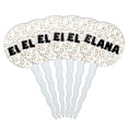 thumbnail image 1 of Elana Cupcake Picks Toppers - Set of 6 - Mutlicolored Speckles, 1 of 1