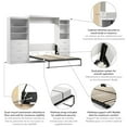 thumbnail image 4 of Bestar Pur Murphy Wall Bed with Two 3-Drawer Attached Storage Units, 4 of 7