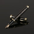 thumbnail image 5 of Luxury Men's Grid Fountain Pen 0.5mm Nib Business Writing Signing Calligraphy Pens Office Stationery, 5 of 13