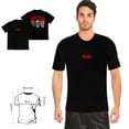 thumbnail image 3 of Camisetas Deportiva Camiseta Al Aire Libre para Hombres Flowed Neck Swleepa Corta Correr Con Caminatas Y Actividades, 3 of 7