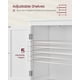thumbnail image 5 of Gabinete de almacenamiento de piso para baño VASAGLE White UBBC552P31, 5 of 7