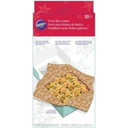 Treat Liners 20/Pkg-Kraft Snowflake