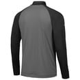 thumbnail image 3 of Men's Levelwear Black Chicago White Sox Charter Striped Raglan Quarter-Zip Top, 3 of 3