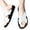 1White, variant on IUJSOY Slides for Men Cross Band Leather Casual Slip on Shoes Arch Support Open Toe Slippers