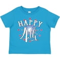 thumbnail image 3 of Inktastic Happy 4th- Fourth of July Firework Boys or Girls Toddler T-Shirt, 3 of 5