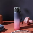 thumbnail image 6 of Sports Water Bottle, 650ml/2.2oz Gradient Color Portable Leak Proof Plastic Water Bottles for Women, Men, Home, Office, School, and Travel Use, 6 of 6