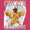 thumbnail image 3 of Chicken Bananini T-shirt Funny Italian Brainrot Gen Z Alpha Meme Men's Tee, 3 of 7