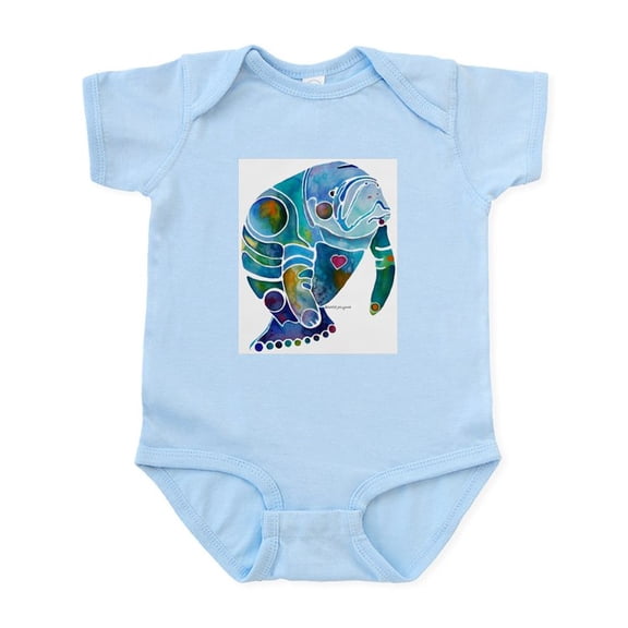 CafePress - Manatees Endangered Species Infant Bodysuit - Baby Light Bodysuit, Size Newborn - 24 Months