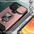 thumbnail image 5 of CoverON For Apple iPhone 13 Phone Case, KickStand Ring Credit Card slot Camera Cover Magnetic holder, Rose Gold, 5 of 8
