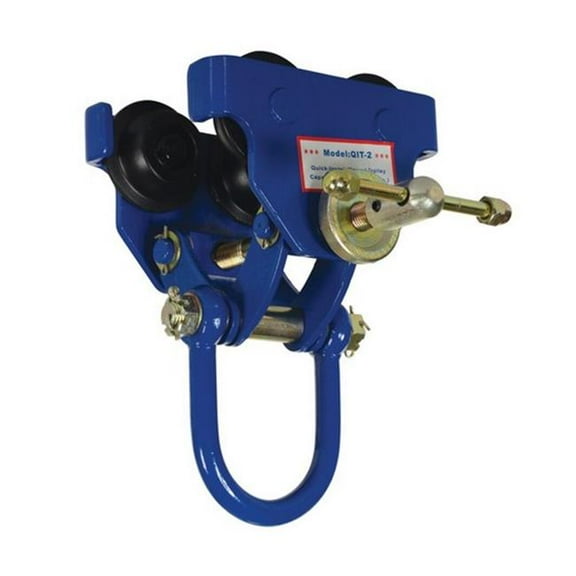 Vestil QIT-2 Manual Trolley, 2000 lbs