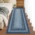thumbnail image 3 of Gaderth 2x6 Braided Print Runner Rug For Living Room, Washable Farmhouse Rug With Non Slip TPR Backing, Low Pile Stain Resistant Carpet For Bedroom Dining Room Nursery Office, 3 of 10