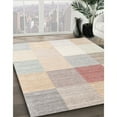 thumbnail image 2 of Ahgly Company Indoor Rectangle Contemporary Tan Brown Abstract Area Rugs, 6' x 9', 2 of 6