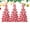 3pc, variant on Christmas Ribbon Candy Tree Tabletop Decor, Peppermint Candy Cane Tree, Compact Vintage-Inspired Holiday Decoration, for Christmas Home Table Mantle Centerpieces (3PC)