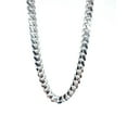 thumbnail image 2 of ADIRFINE 925 Solid Sterling Silver 9mm Miami Cuban Link Chain, 2 of 4