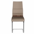 thumbnail image 6 of Chintaly Cantilever Side Chair W/ Back Cushion - Set Of 2, Taupe, 6 of 7