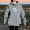 thumbnail image 2 of XXWXYD Youth Hoodie Sweatshirt Boys Girls Fleece Pullover Top Fashion Kids Teen Casual Winter Warm Cozy Loungewear Streetwear Everyday Outerwear, 2 of 7