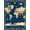 Blue Beige, Pattern 19, variant on ODIKA 8'x10' Washable Area Rug Large Cartoon Map Featuring Continents Wildlife Compass Playroom for King Size Bedroom Under Bed, Master Suite, Non-Shedding, Easy Care