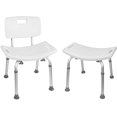 thumbnail image 4 of Vaunn Medical Adjustable Shower Chair Seat Bench, White, 4 of 7
