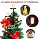 thumbnail image 3 of Black Triple Tree Topper,Triple Tree Topper Candle Holder for Christmas Decor, 3 of 5
