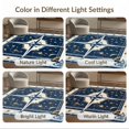 thumbnail image 7 of ODIKA 6'x9' Ultra-Soft Area Rug, Beachy Ocean Vintage Border Nautical Themed Bathroom Theme Vanity None Washable, Bare feet friendly, Silk-Touch for Guest Room, Bedroom, 7 of 7