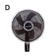 thumbnail image 1 of 18 Pulgadas Simple Negro Grande Cubierta Del Ventilador Anti-pinch Linterna Protector Piso A Techo P2W6, 1 of 4