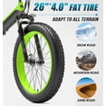 thumbnail image 4 of Neumático de bicicleta NOVGYXKM Fat Tires 26x4.0 para bicicleta eléctrica, 4 of 6