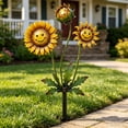 thumbnail image 5 of Flat Metal Garden Stakes Colorful Venues Flytrap And Sunflower Yard Decor Outdoor Patio Lawns Potted Plants Decorative Ground Insert Ornaments, 5 of 5