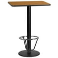 thumbnail image 1 of Flash Furniture 24" x 30" Laminate Top Pub Table in Natural, 1 of 4