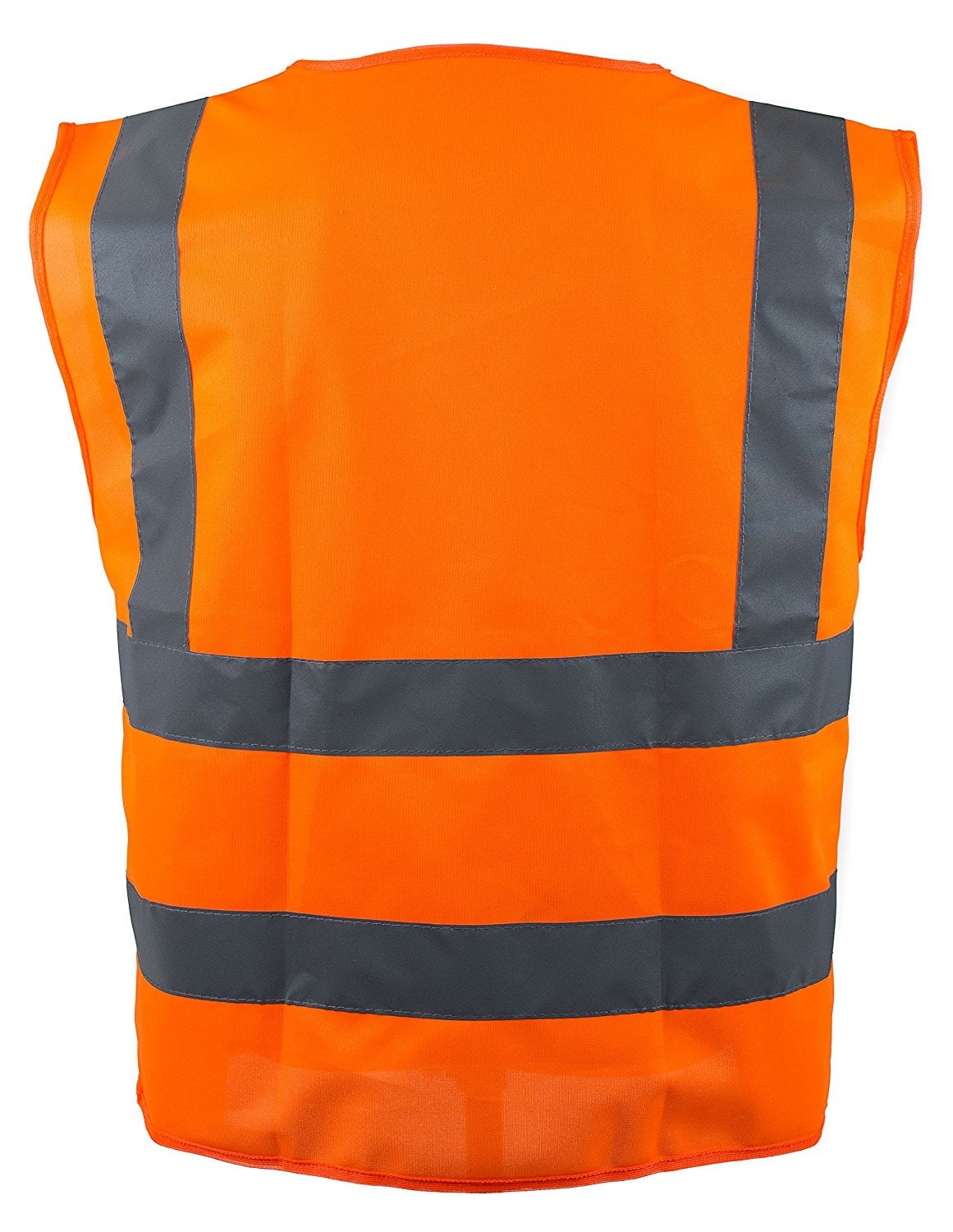 RK Safety Z7411 High Visibility Safety Vest, ANSI/ ISEA Standard - Orange / Large