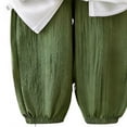 thumbnail image 6 of WAVSUF Boys Girls Outfit Sets 2 Piece, Trendy Tank Tops and Shorts Casual Sports Clothes Green Size 4-5, 6 of 6