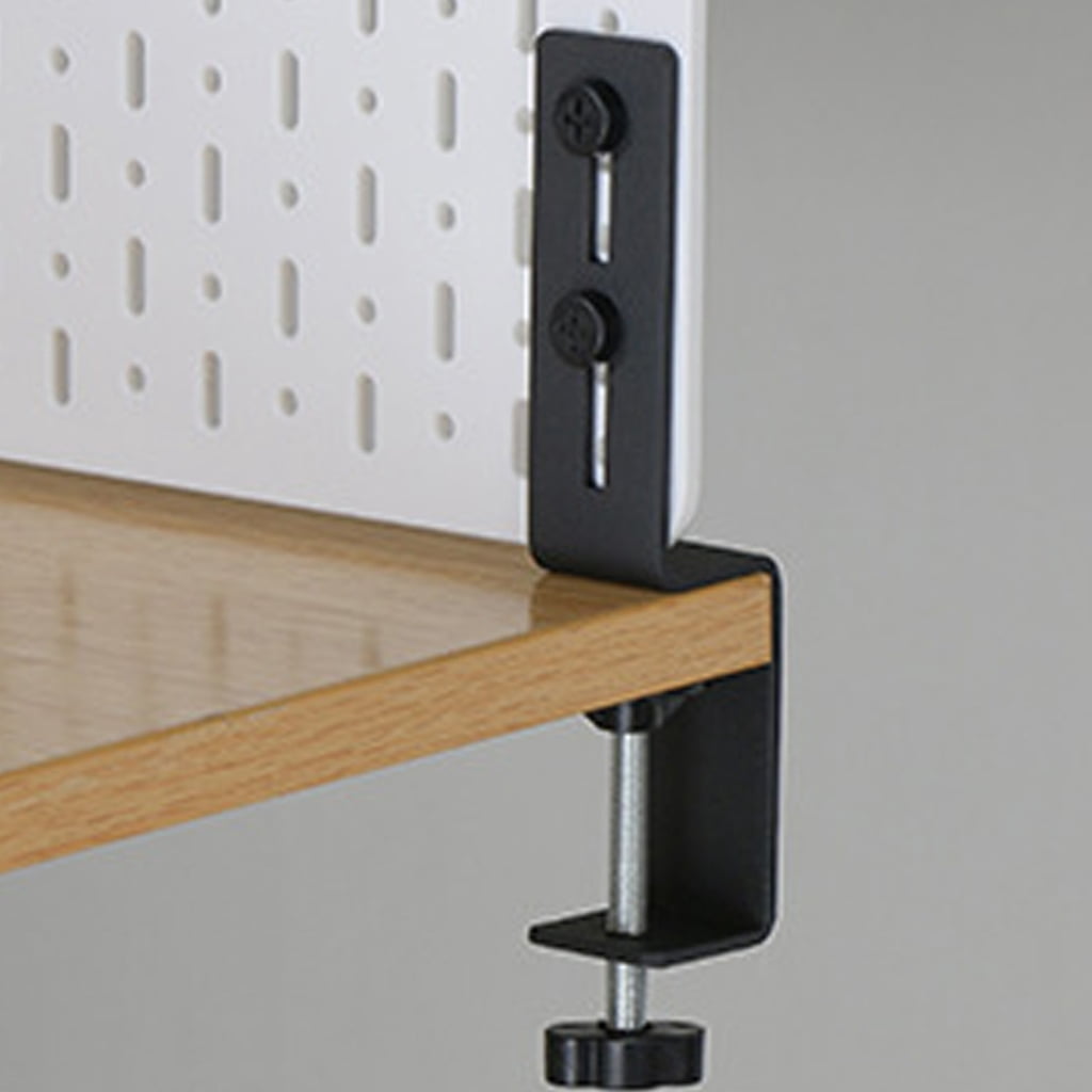 Easyly Install U Shape Pegboard Brackets with Simple Setups for Space Saving Office Game Home Desktop Accessories
