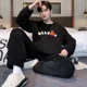 thumbnail image 5 of Pijamas con forro polar de franela para hombre, ropa de casa, conjunto de 20 estilos, ropa de dormir informal de moda térmica para parejas, novedad de 2024, 5 of 5