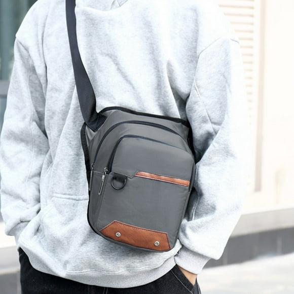 Xihbxyly Bolso Bandolera Deportivo Impermeable, Multifuncional, Ligero y Duradero, Ideal para Aventuras Al Aire Libre, Ideal para Escuchar Música, 26 X 22 X 8 Cm.