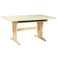 thumbnail image 1 of Planning Table w Book Compartments (26 in. H (160 lbs.) w Almond Laminate), 1 of 1