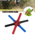 thumbnail image 3 of Lomubue 10 Pcs Grass Trimmer Blades Sharp Spinning Anti-deformed Labor Saving Thick Replacement Plastic Fast Cutting Grass Cutter Blades Strimmer Tools, 3 of 10