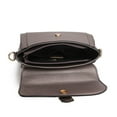 thumbnail image 6 of MKF Collection Willa Vegan Leather Women's Color-Block Shoulder Bag, Elegant Satchel Crossbody Purse Handbag by Mia K - Charcoal, 6 of 7