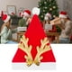 thumbnail image 5 of Sombrero de Navidad de dibujos animados, decoración cómoda, de , sombrero de asta para mujeres, hombres, accesorios de ropa, disfraz Amarillo Colco sombrero rojo, 5 of 6