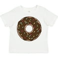thumbnail image 3 of Inktastic Chocolate Donut, Doughnut, Glaze, Icing, Sprinkles Boys or Girls Toddler T-Shirt, 3 of 5