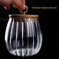 thumbnail image 3 of Frascos De Almacenamiento De Vidrio, Contenedor Transparente De Cristal, Varios Contenedores De Almacenamiento A Rayas, Cereales, Botella De Galletas, Decoración Del Hogar Eigraketly HA028494-01, 3 of 5