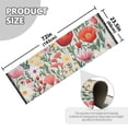 thumbnail image 3 of Colorful Wildflowers with Leaves Runner Area Rug 2x6 Soft Non-Slip Washable Bedside Carpet for Hallway Bedroom Living Room Home Decor, 3 of 8